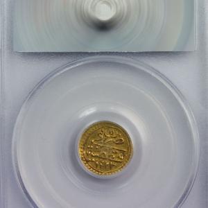 Turquie Mahmud II ¼ Zeri Mahbub 1223 AH RY 5 PCGS AU53