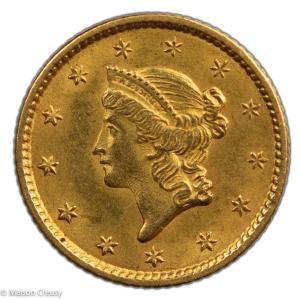 USA AV dollar 1853