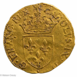 RoyOr-CharlesIXDemiEcuOr1566Rouen-1