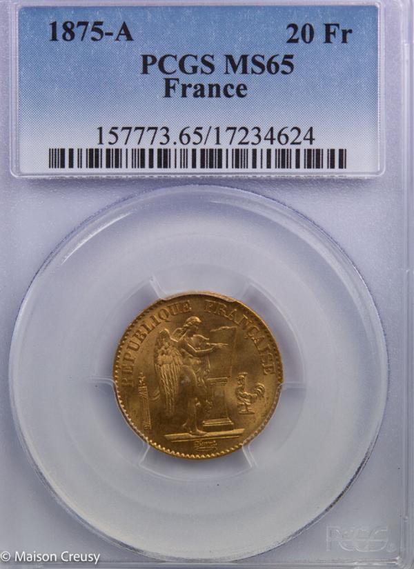 ModOr-20francs1875-PCGS-MS65-1