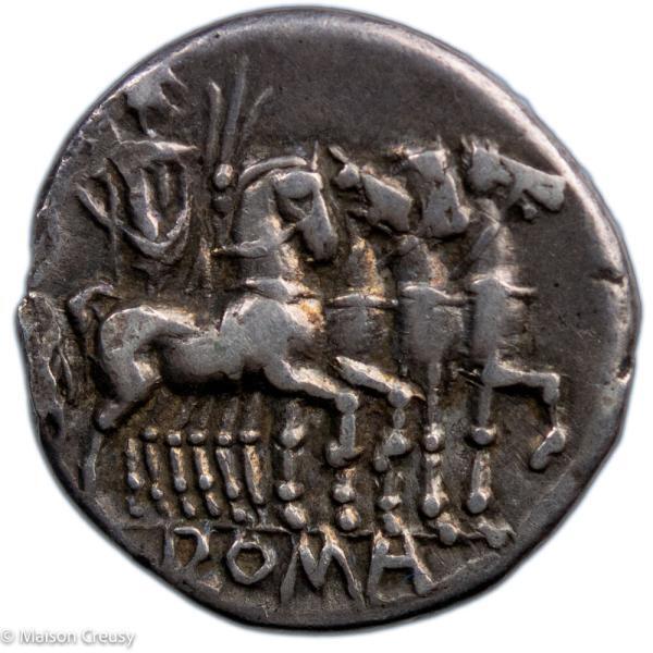 M. Vargunteius AR denarius 130 BC