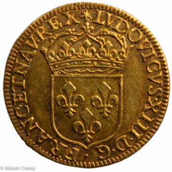 RoyOr-LouisXIIIEcuOr1642A-1