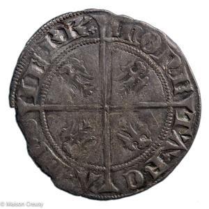 Lorraine Charles II AR Gros au lion heaumé Sierck mint