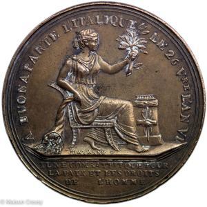 Napoleon I AE medal by Chavanne 1797
