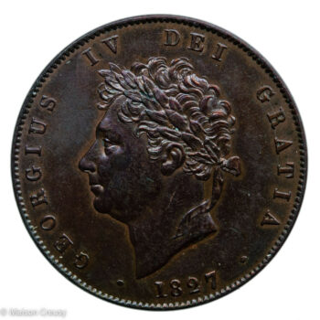 Etr-GBGeorgeIVHalfPenny1827-1