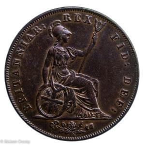 Grande Bretagne George IV Half penny 1827