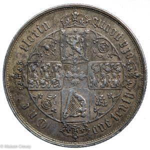 Grande Bretagne Victoria Florin 1855
