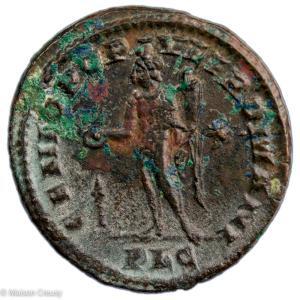 Maximian AE Follis Lugdunum 303-305