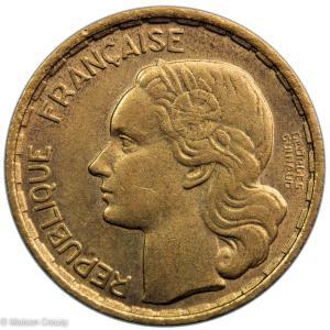 IV République 20 francs Georges Guiraud 1950 B 4 faucilles