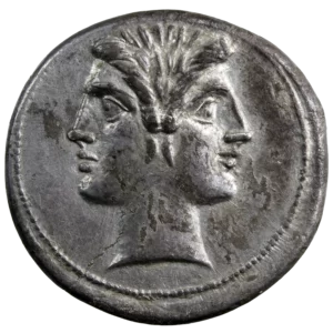 Roman Republic AR Didrachm Quadrigatus