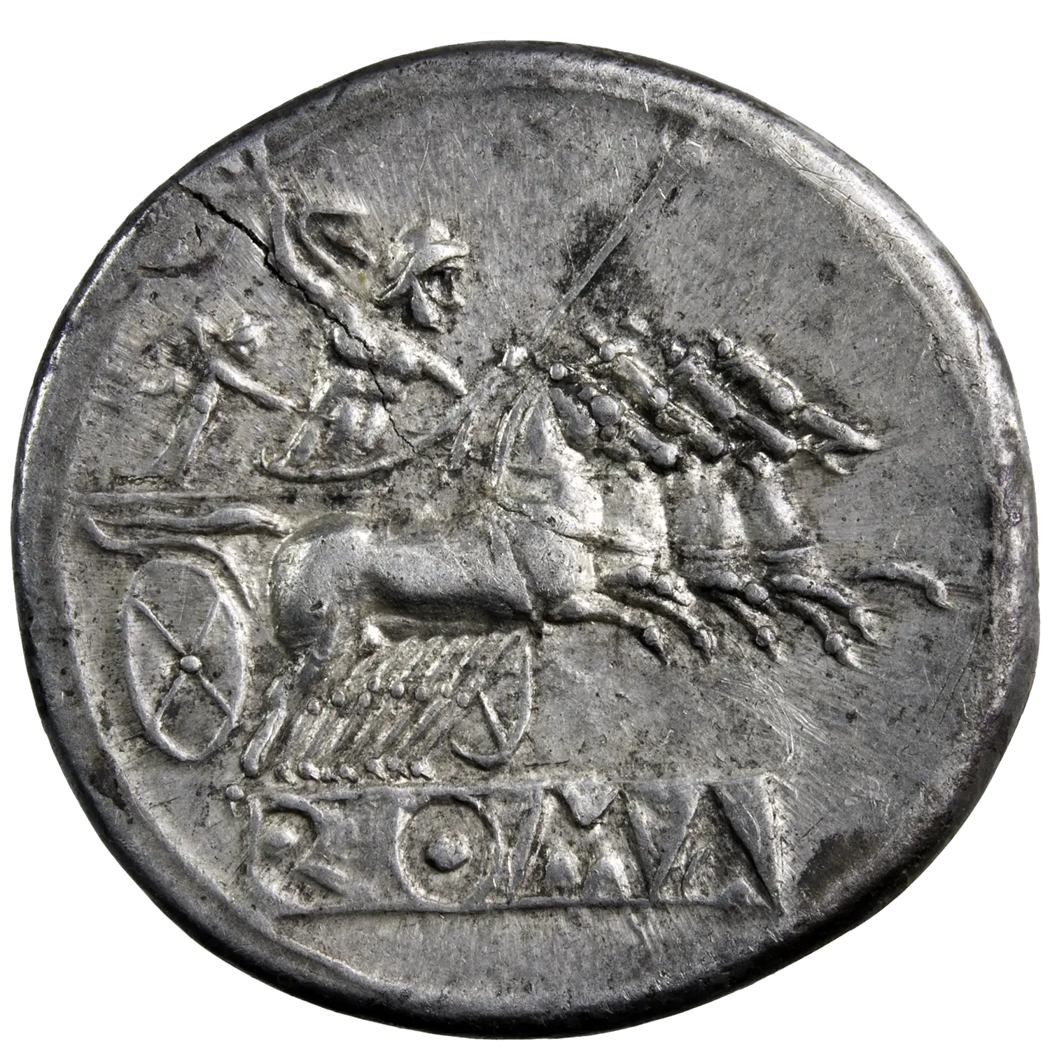 Roman Republic AR Didrachm Quadrigatus