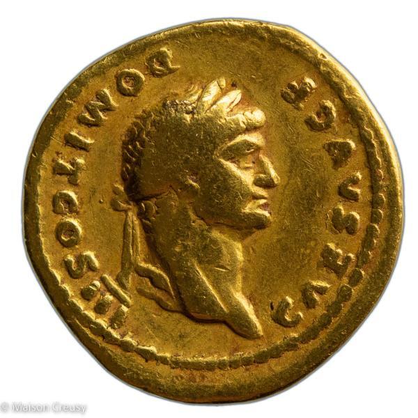 Aureus de Domitien Cesar