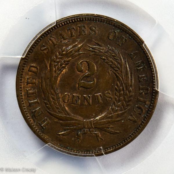 USA 2 cents 1864