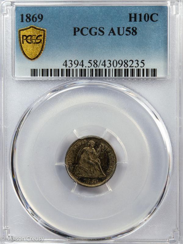 Half dime 1869
