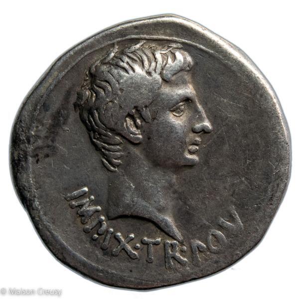 Augustus AR Cistophorus Pergamum mint