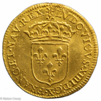 Louis XIV écu d'or 1646 Amiens