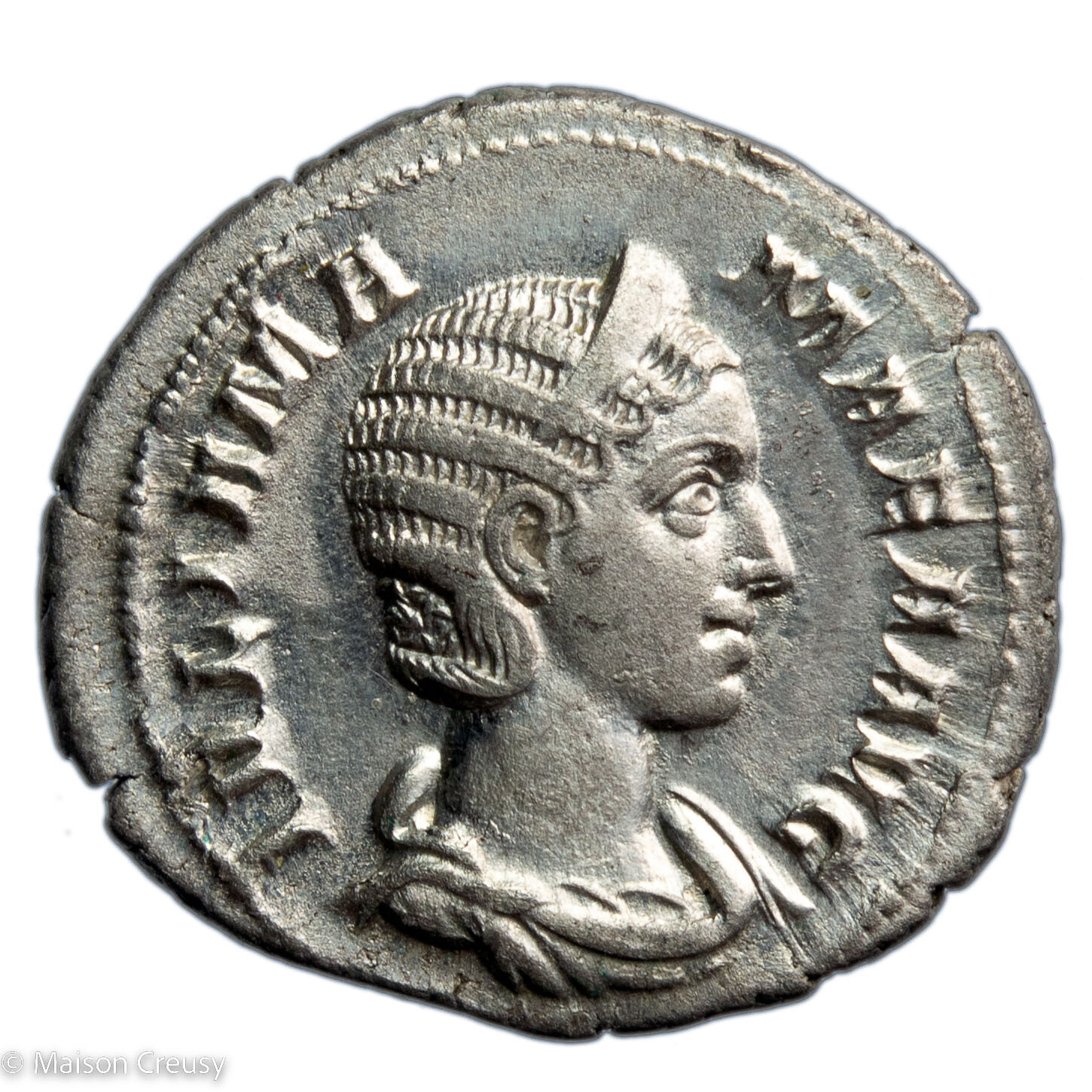 Julia Avita Mamaea AR denarius Rome 228 AD - Numismeo