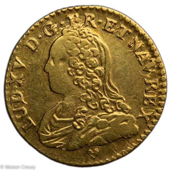 Louis XV demi louis 1726 Strasbourg