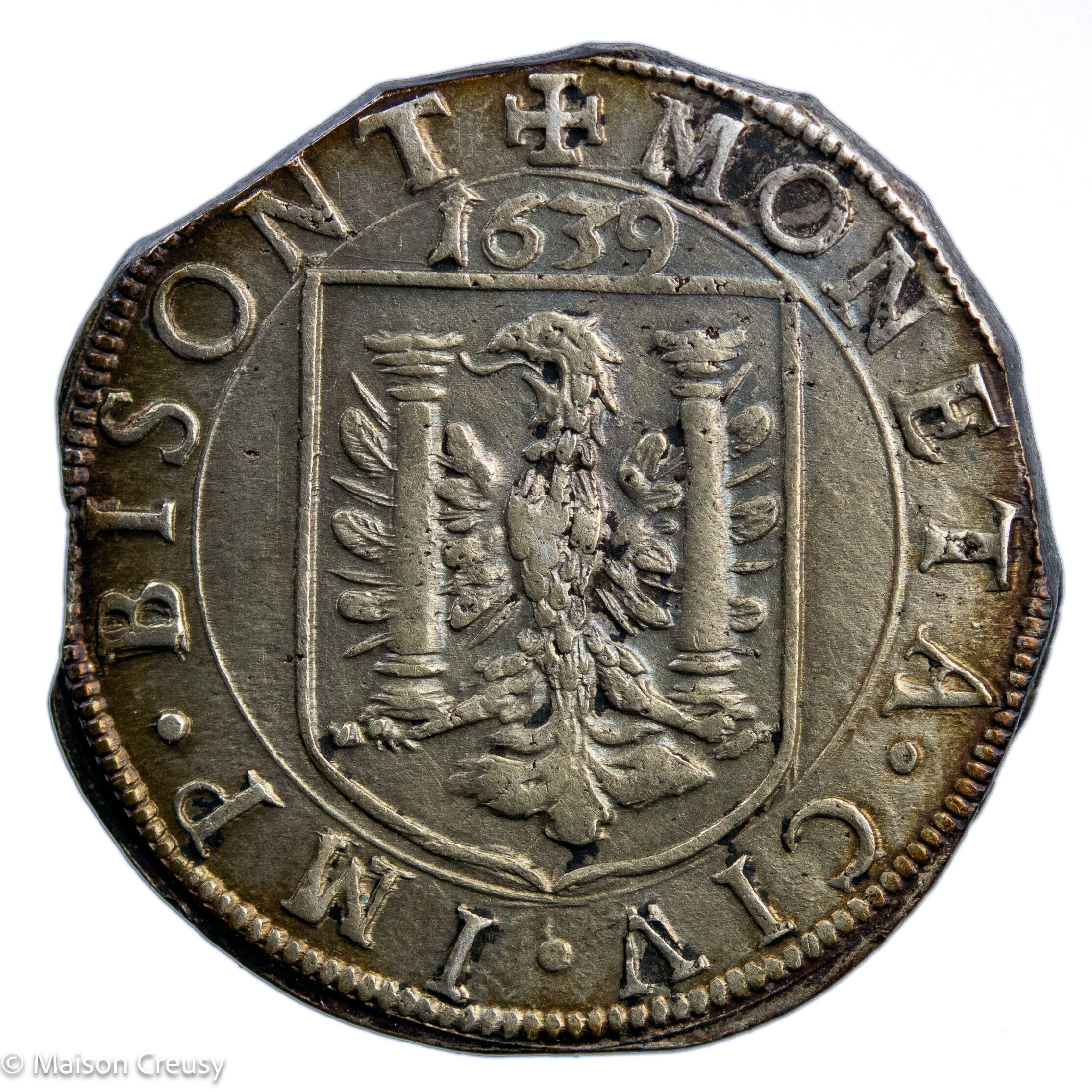 Besançon free imperial city AR Teston 1639