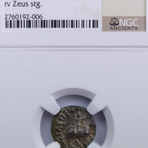 INDO-SCYTHIAN KINGDOM Azes I/II AR drachm NGC VF