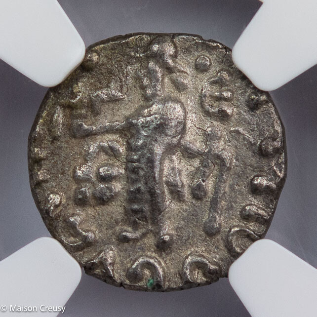 Indo Scythes Azes I ou II Drachm NGC VF