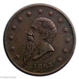 USA Civil war token 1863 New York