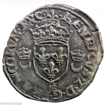 Henri II douzain au croissants 1550 Marseille