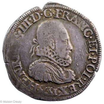 Henri III teston 1575 Angers