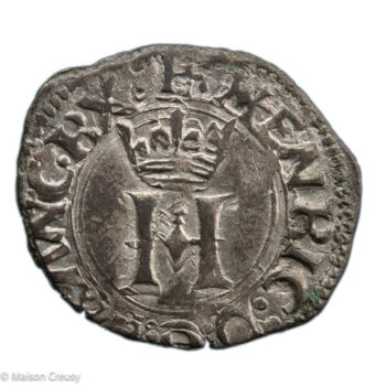 Henri II liard à l'H couronné Marseille