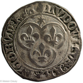 Louis XI blanc au soleil frappé à Chalon sur Marne