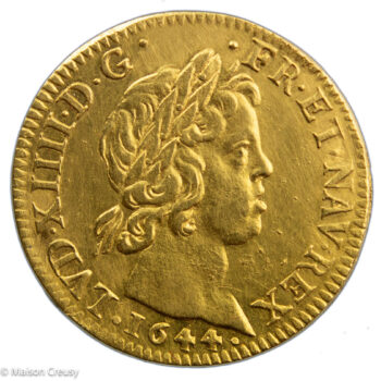 Louis XIV louis mèche courte 1644 Paris