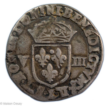 Louis XIII Huitième d'écu 1614 Bayonne