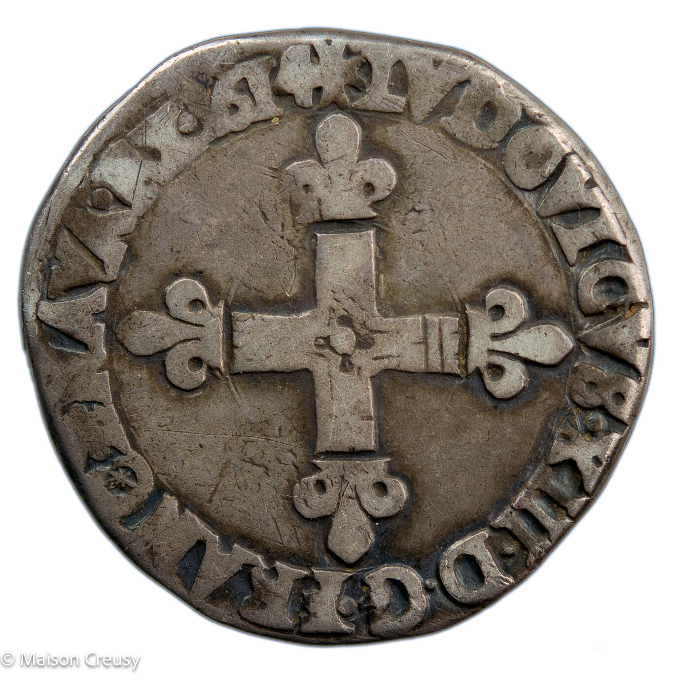 Louis XIII Huitième d’écu 1614 Bayonne