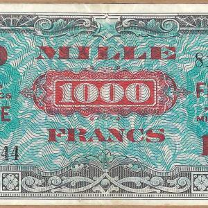 Billet de 1000 francs 1945