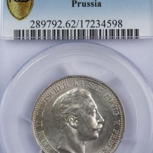 Allemagne Prusse 2 mark 1905 Berlin MS62
