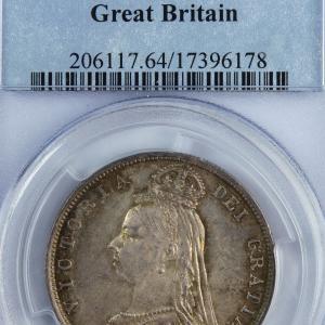 Grande Bretagne Victoria 1/2 crown 1888 MS64