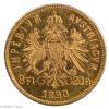 Austria 8 florin or 20 francs 1890 Vienna
