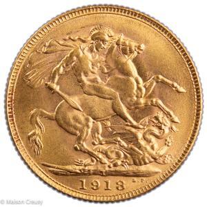 Inde Souverain 1918 Bombay