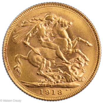 Inde Souverain 1918 Bombay