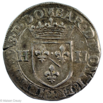 Dombes Henri II de Montpensier Quart d'écu 1604