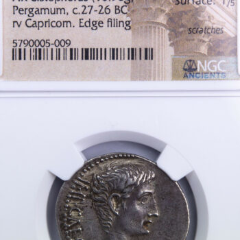 Auguste Cistophore Pergame