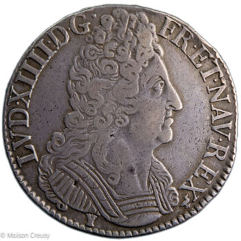 Louis XIV écu 3 couronnes 1711 Rennes