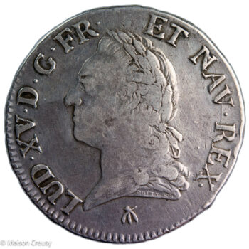 Louis XV ecu vieille tête 1772 Toulouse