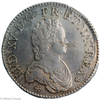 Louis XV ecu Vertugadin 1716 Amiens