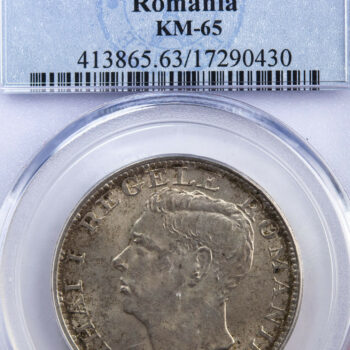 Roumanie Mihai I 500 lei 1944 PCGS MS63