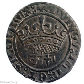 French Feudal Provence Louis III or IV sol coronat