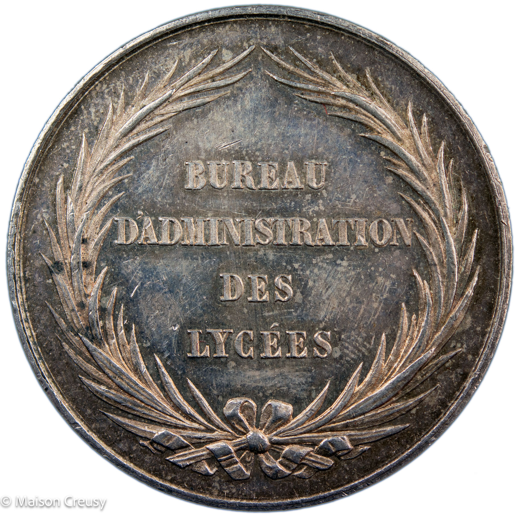 Silver token Ministere instruction publique