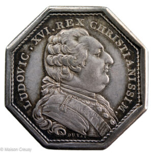 Louis XVI AR jeton trésor royal 1785