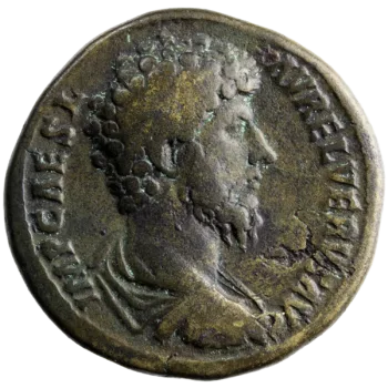 Lucius Verus sesterce Romę 161