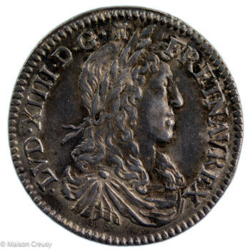 Louis XIV 1/12ème écu au buste juvénile 1662 Limoges